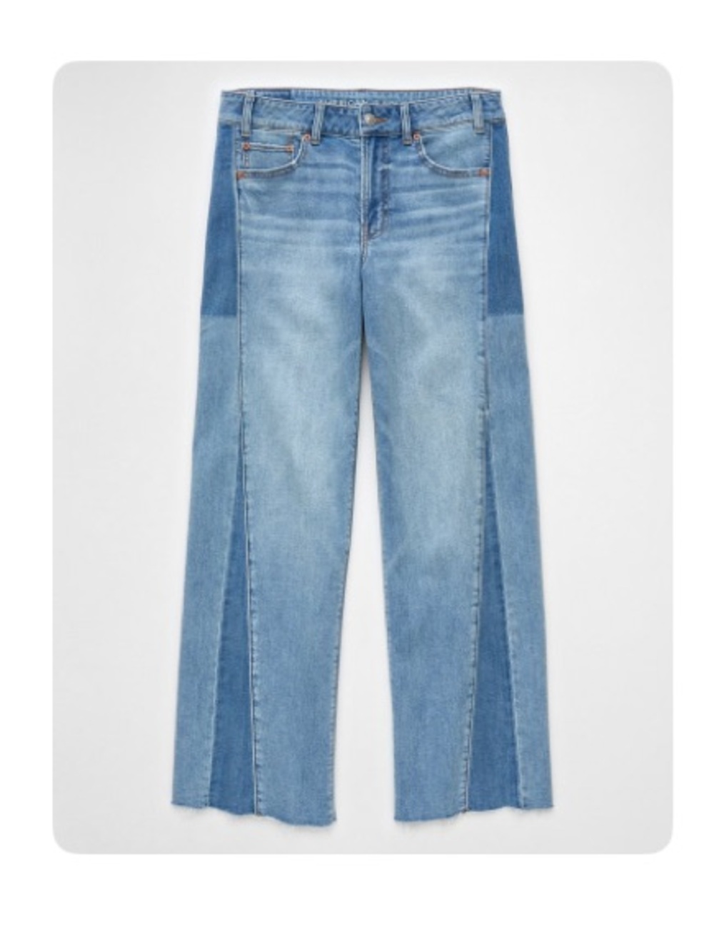 AE low-rise wide leg jeans